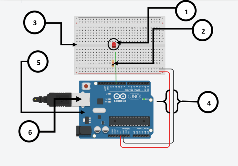 Led Blinking With Arduino Uno R Steps Instructables Vrogue