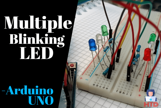 Multiple Blinking LED Arduino UNO